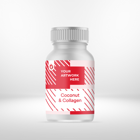 coconut & collagen mockup coconut & collagen mockup